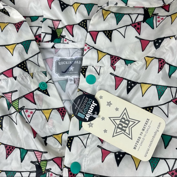 Nwt rockin baby rain jacket poncho - Picture 2 of 8